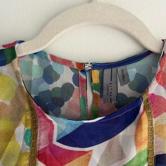 ANTHROPOLOGIE Bl-nk London Miranda Peasant Blouse Size XXS - Picture 5 of 8